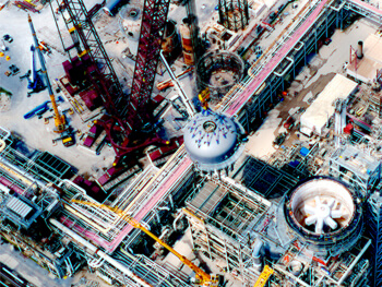 Aerial view of equipment AltairStrickland can manage
