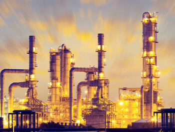 View of commercial plant facility