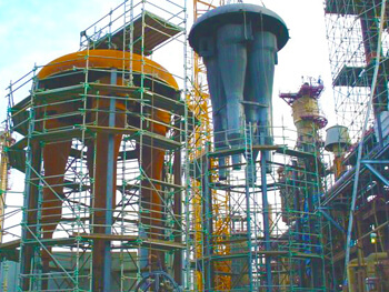 View of equipment being upgraded